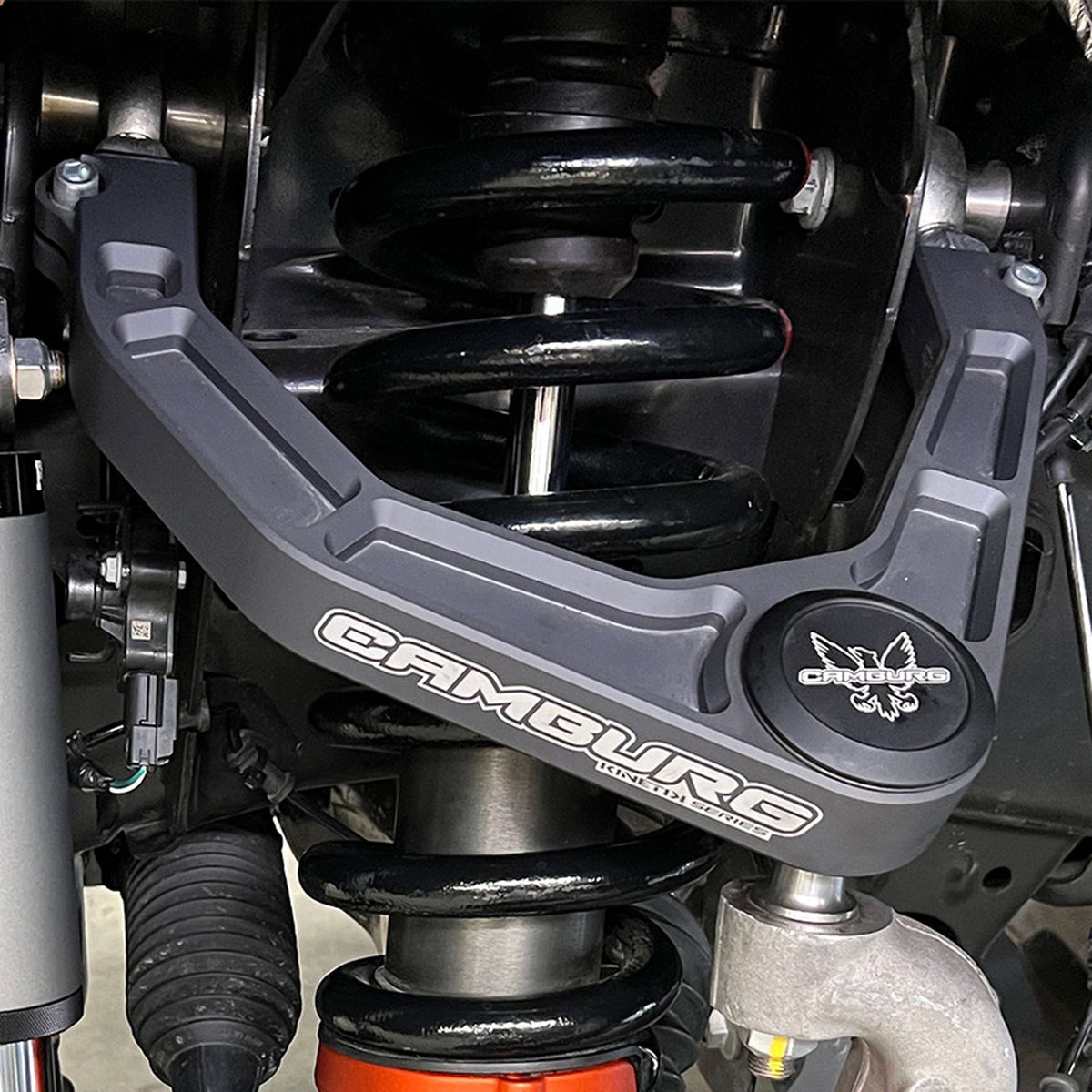 Camburg Ford F-150 Raptor 17-26 KINETIK Performance Billet Uniball Upper Arms (GRAY)