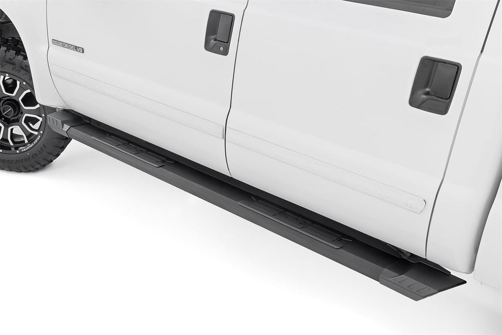 Rough Country HD2 Aluminum Running Boards Super Crew Cab Ford F-250 F-350 Super Duty (99-16)