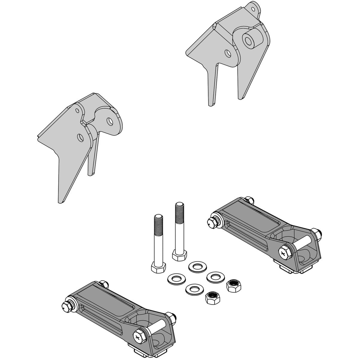 Camburg Ford Bronco 21-25 L T Front Slapper Bump Stop Mount Kit Only