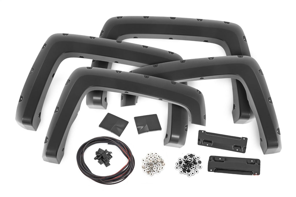 Rough Country Pocket Fender Flares 6 7 8 Bed G7J Rainforest Green Chevy Silverado 1500 (14-18) 2500HD