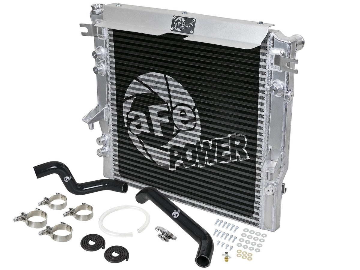 aFe BladeRunner GT Series Bar and Plate Radiator w/ Hoses Jeep Wrangler (JK) 07-11 V6-3.8L