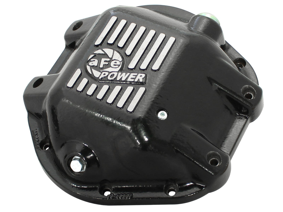 aFe Pro Series Rear Differential Cover Black w/ Machined Fins Jeep Wrangler (TJ/JK) 97-18