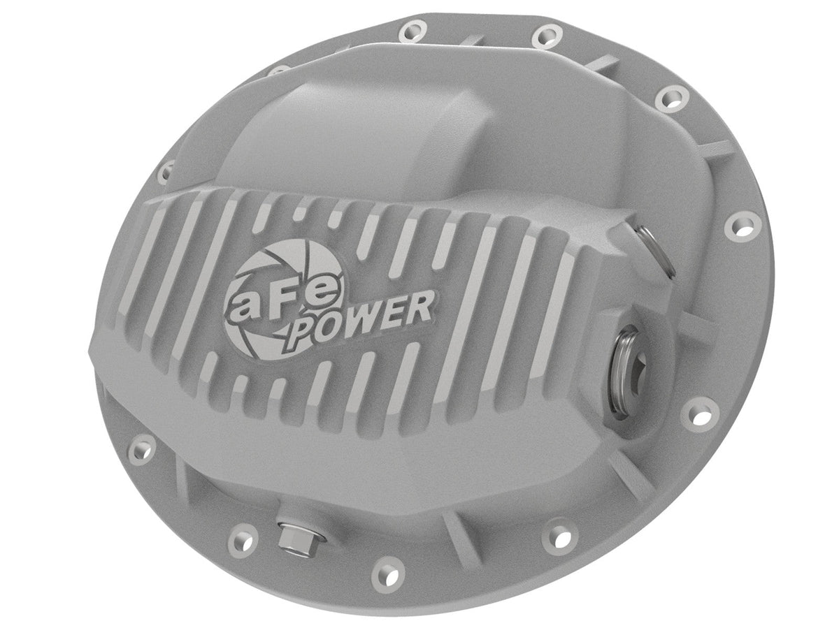 aFe *USE: AFE46-70402* Street Series Front Differential Cover Raw w/ Machined Fins Dodge Trucks 2500/3500 13-18