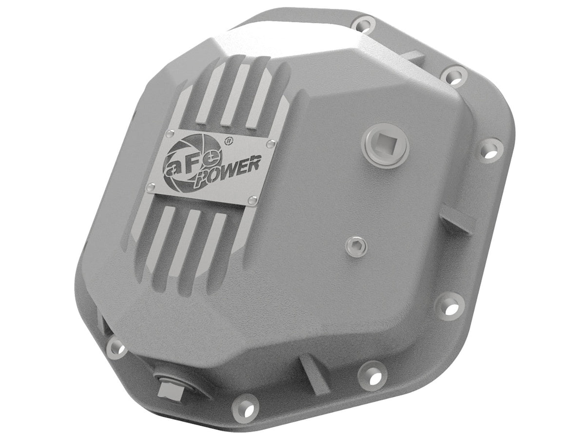 aFe Street Series Dana 44 Rear Differential Cover Raw w/ Machined Fins Jeep Wrangler (TJ/JK) 97-18