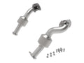 aFe Twisted Steel 2-1/2 to 2-1/4 IN 409 Stainless Steel Street Series Header w/ Cats Toyota Tacoma 16-20 V6-3.5L