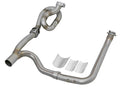 aFe Twisted Steel 409 Stainless Steel Loop-Relocation and Y-Pipe Performance Package Jeep Wrangler (JK) 12-18 V6-3.6L