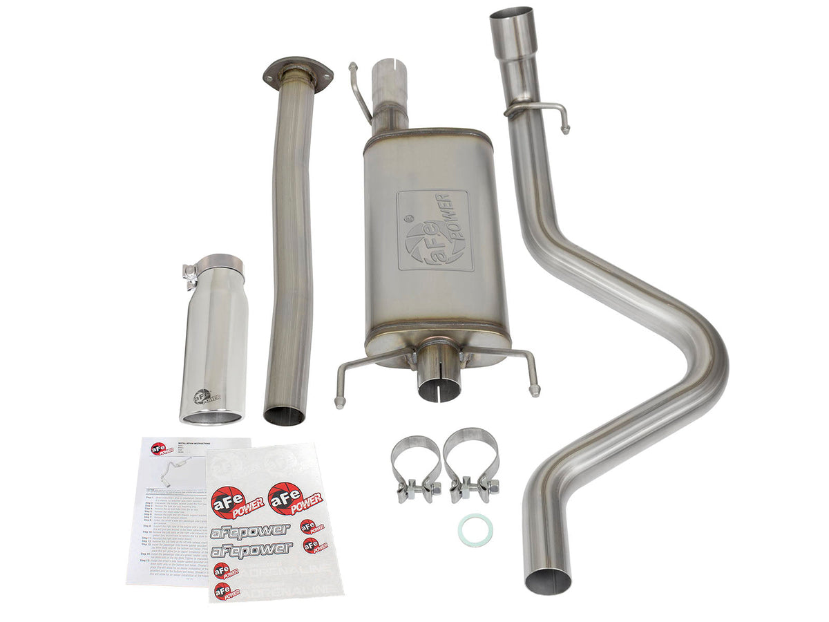 aFe MACH Force-Xp 2-1/2in 409 Stainless Steel Cat-Back Exhaust System w/Polished Tip Toyota Tacoma 05-12 L4-2.7L