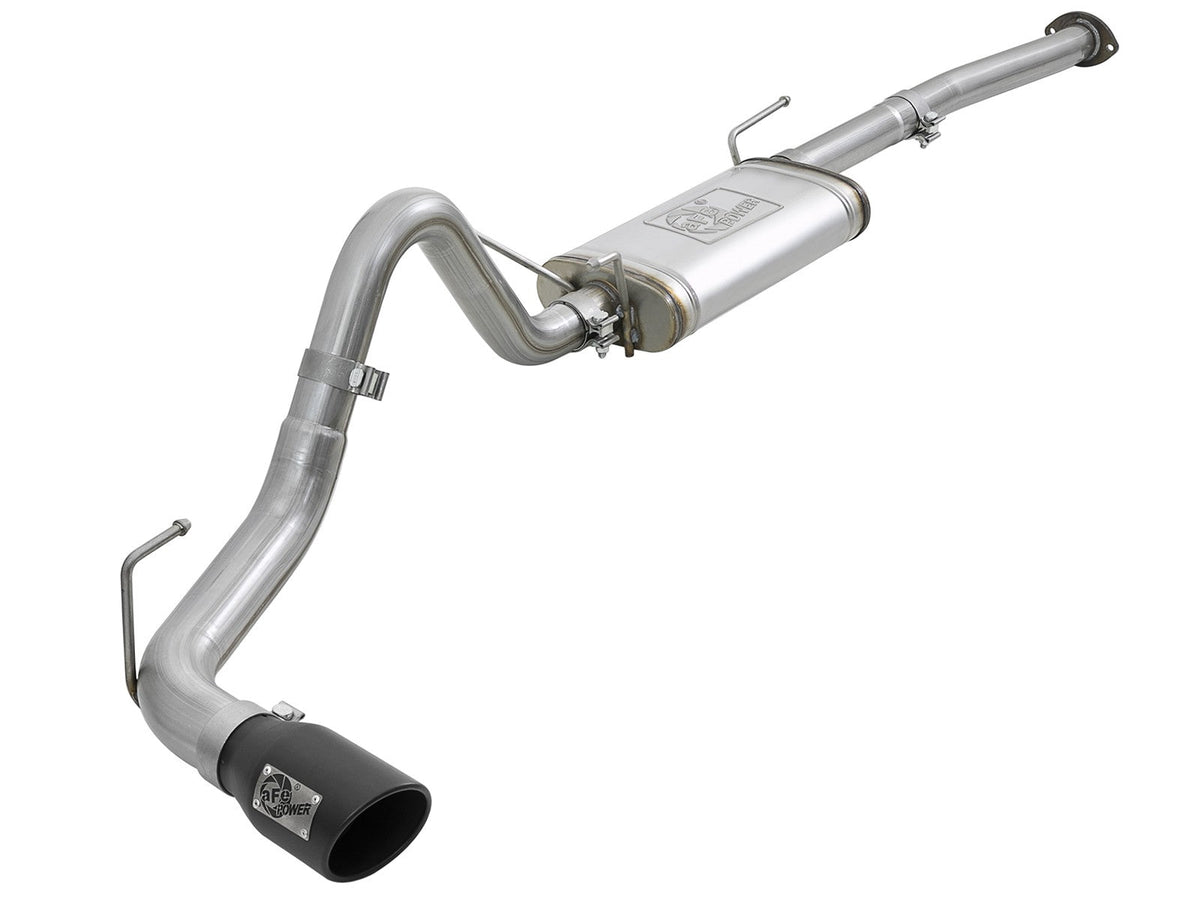 aFe MACH Force-Xp 2-1/2 in 304 Stainless Steel Cat-Back Exhaust w/Black Tips Toyota Tacoma 16-20 L4-2.7L / V6-3.5L