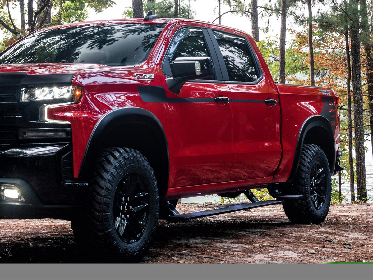 AMP 2019 2021 CHEVROLET SILVERADO 1500 BLACK POWERSTEP PLUG PLAY