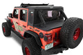 Bestop Halftop Soft Top - Jeep 18-26 Wrangler JL 4-Door (Premium Black Twill)