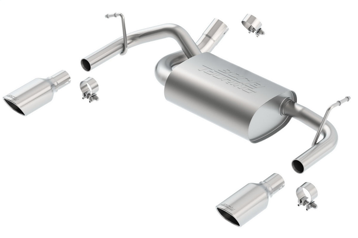 Borla WRAN JK JKU 12-18 3.6L V6 ATMT 4WD 2 4DR TOURING S SQ RL AC SR 2.5 2 TIP 3.5 SQ X 8