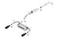 Borla WRAN JK 12-18 3.6L V6 ATMT 4WD 2DR TOURING S SQ RL AC SR 2.5 2 TIP 3.5 SQ X 8 BLACK CHROME
