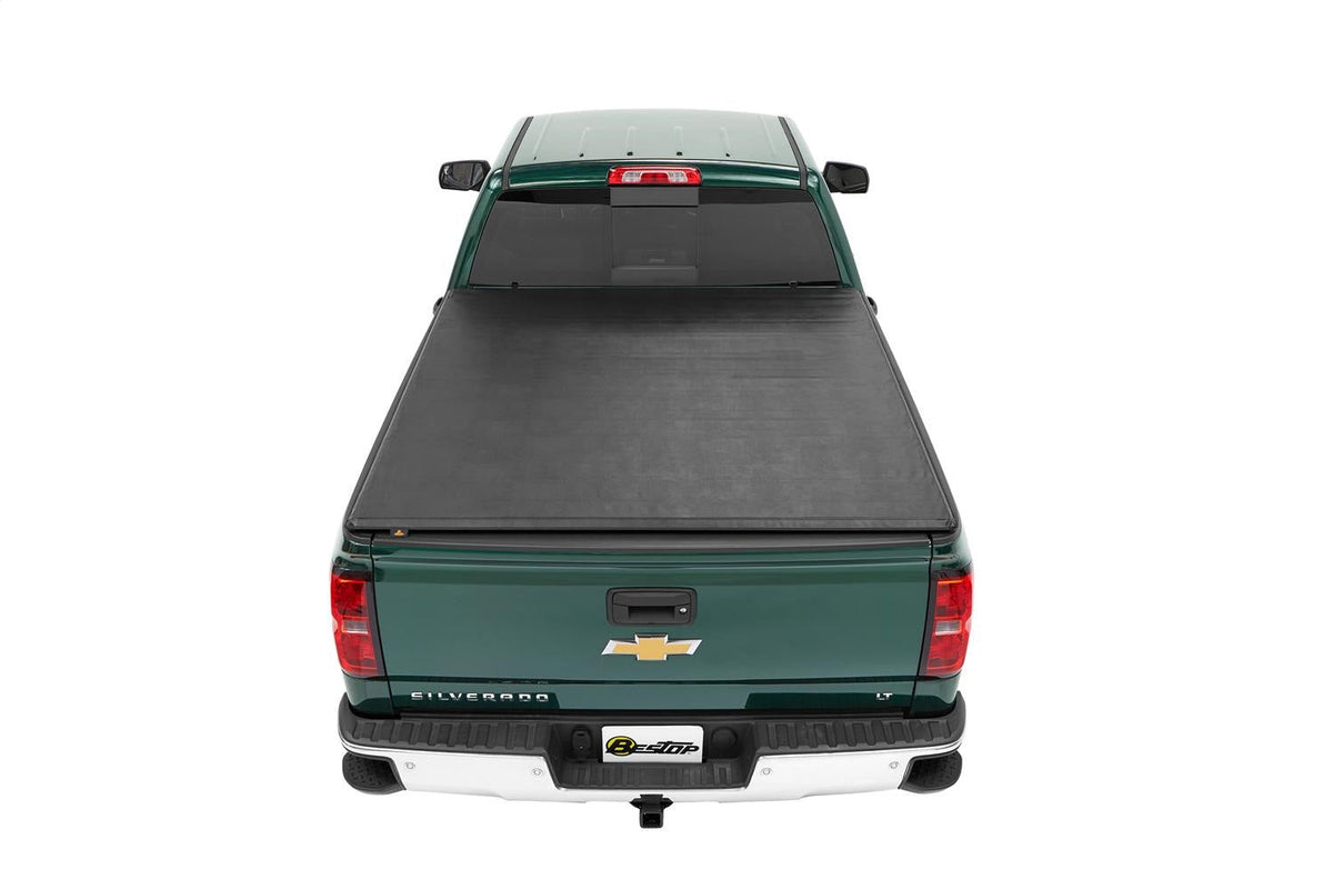 Bestop EZ-Roll Soft Tonneau - Chevy GMC 14-19 Silverado Sierra 1500 { 19 Classic}; 15-19 2500 3500 HD; For 6.5 ft. bed