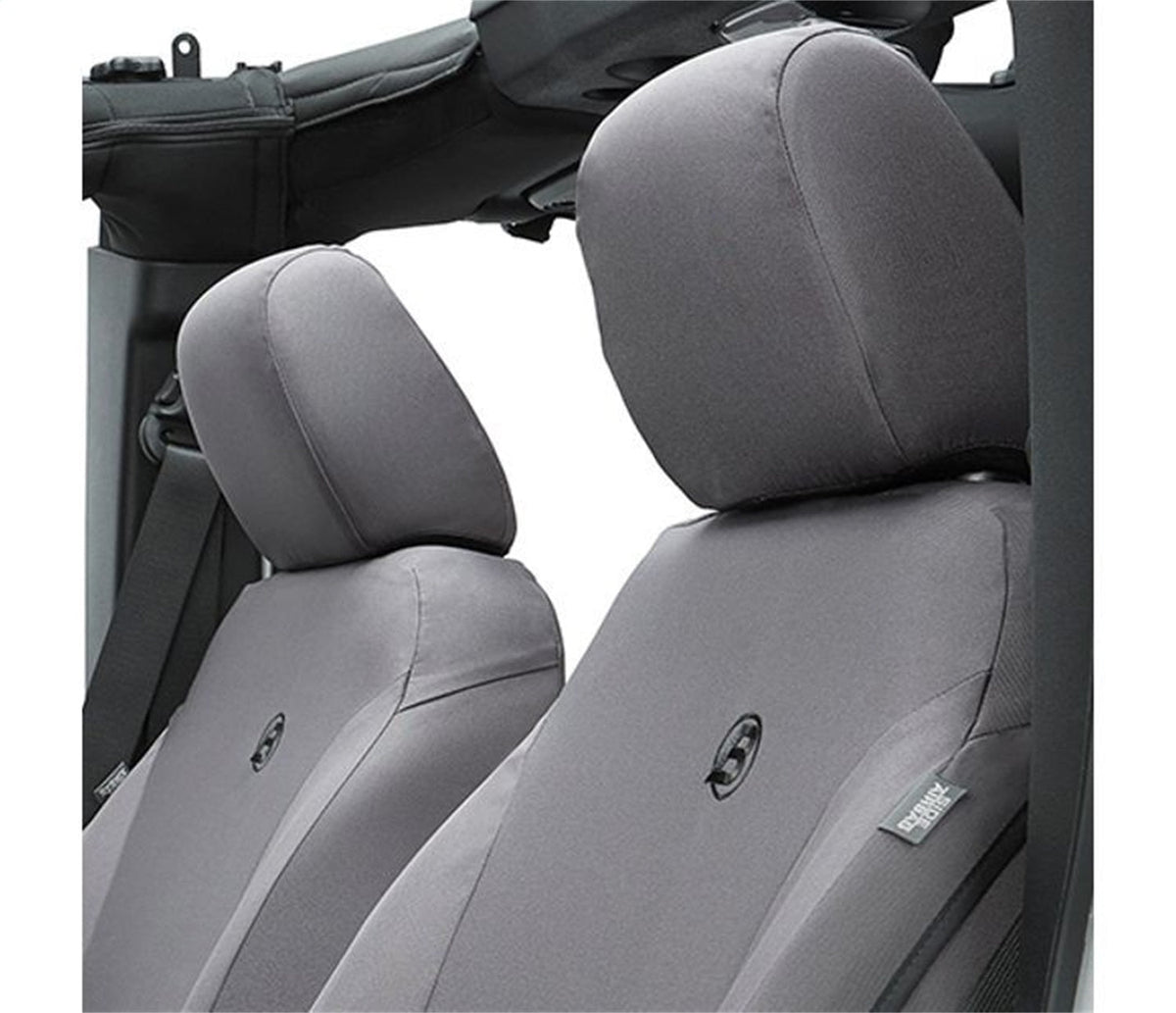 Bestop Seat Covers - Jeep 07-12 Wrangler JK; Front (Charcoal)