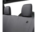 Bestop Seat Covers - Jeep 07-18 Wrangler JK 2-Door; Rear (Black Diamond)