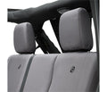 Bestop Seat Covers - Jeep 07 13-18 Wrangler JK 4-Door; Rear (Charcoal)