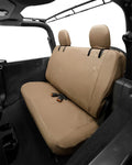 Bestop Seat Covers - Jeep 18-2023 Wrangler JL 2-Door; Rear (Tan)