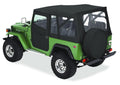 Bestop Supertop Classic - 64-84 Land Cruiser (Black Denim; Clear Windows)
