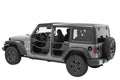 Bestop Element Doors - Jeep 20-26 Gladiator 18-26 Wrangler JL (Front; Matte Black)