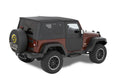 Bestop Full Fabric Doors - Jeep 07-18 Wrangler JK; (Front Doors; Black Diamond)
