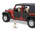 Bestop Element Panels - Jeep 07-18 Wrangler JK (Front Doors; Black)