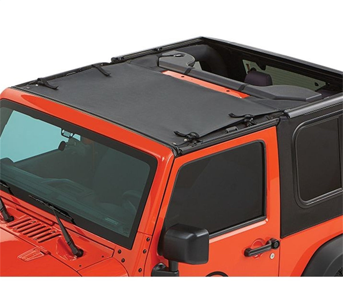 Bestop Sun Targa Bikini - Jeep 07-18 Wrangler JK (Black Diamond)