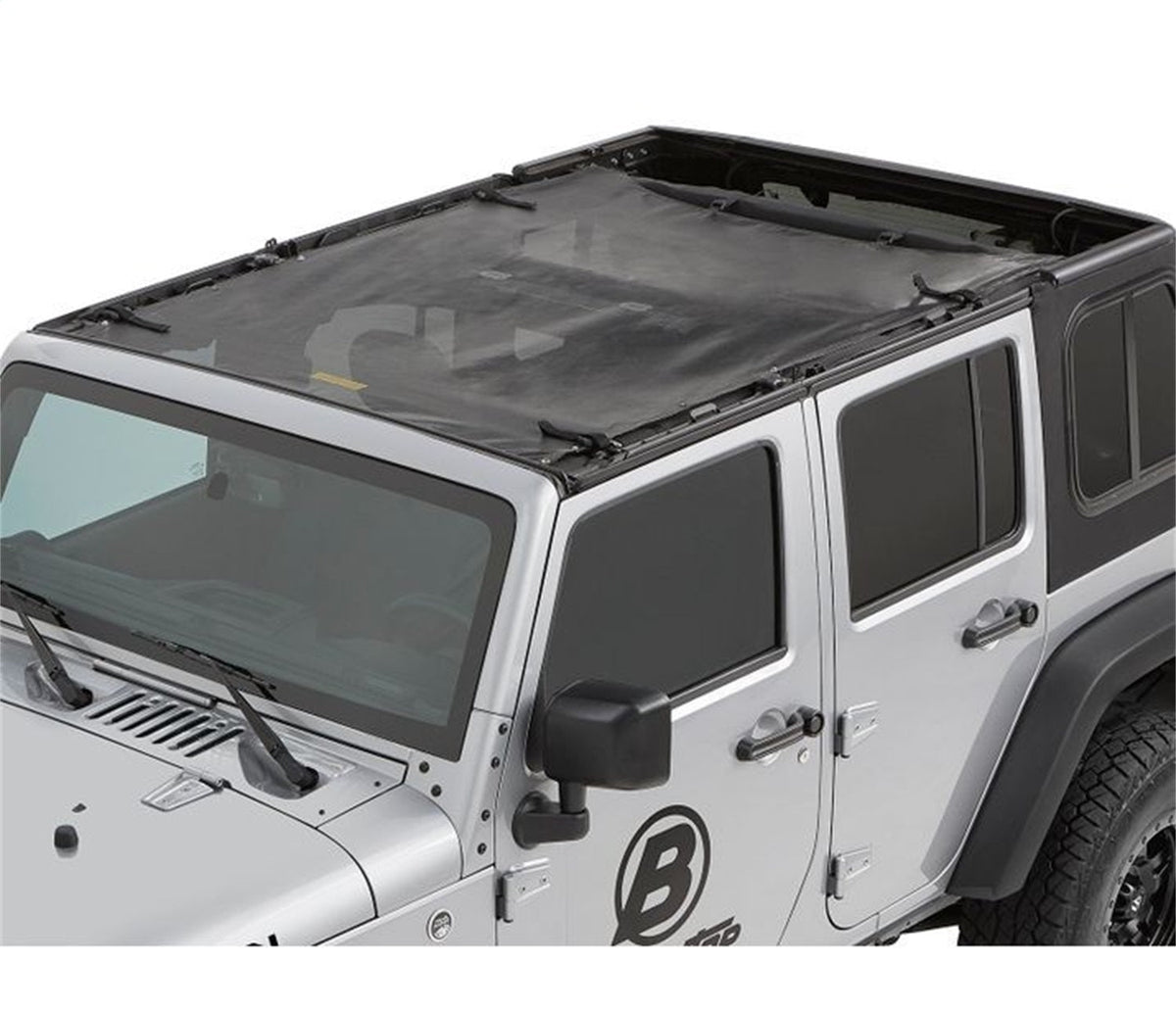 Bestop Sun Safari Bikini - Jeep 07-18 Wrangler JK 4-Door (Mesh)