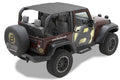 Bestop Header Safari Bikini - Jeep 10-18 Wrangler JK 2-Door (Black Diamond)