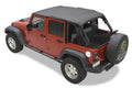Bestop Header Safari Bikini - Jeep 10-18 Wrangler JK 4-Door (Black Diamond)