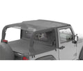 Bestop Header Safari Cable Style Bikini - Jeep 10-18 Wrangler JK 2-Door (Mesh)