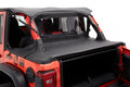 Bestop Header Safari Cable Style Bikini - Jeep 18-2023 Wrangler JL 4-Door (Black Diamond)