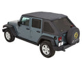 Bestop Replace-A-Top For Trektop - Jeep 07-18 Wrangler JK 4-Door (Black Diamond; Tinted Windows; No Door Skins Included)