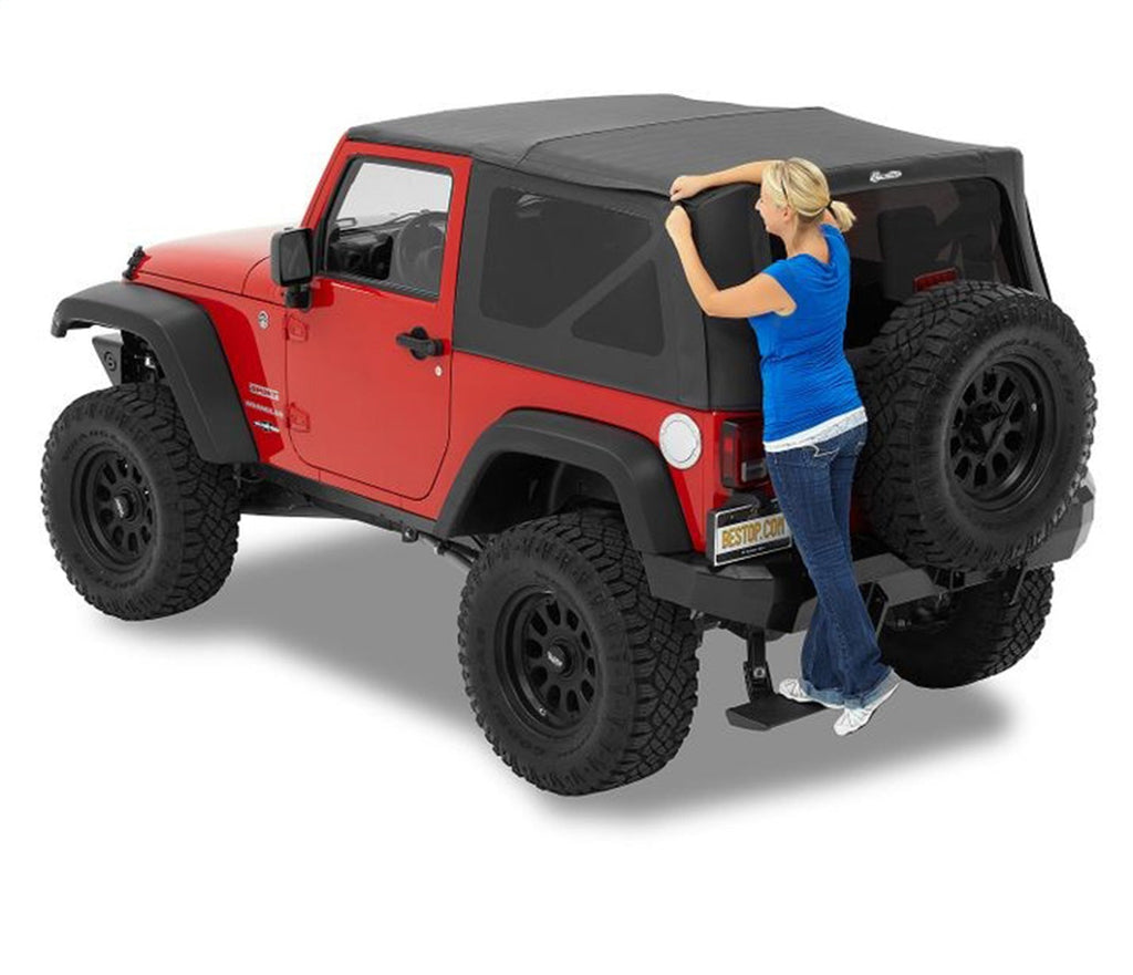 Bestop Supertop - Jeep 07-18 Wrangler JK 2-Door (Black Diamond)
