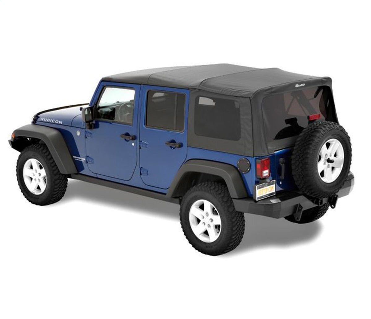 Bestop Supertop - Jeep 07-18 Wrangler JK 4-Door (Black Diamond)