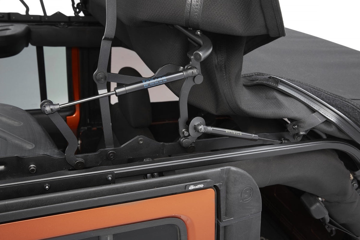 Bestop Supertop Ultra - Jeep 07-18 Wrangler JK 4-Door (Premium Black Twill)