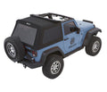 Bestop Trektop Glide - Jeep 07-18 Wrangler JK 2-Door (Premium Black Twill)
