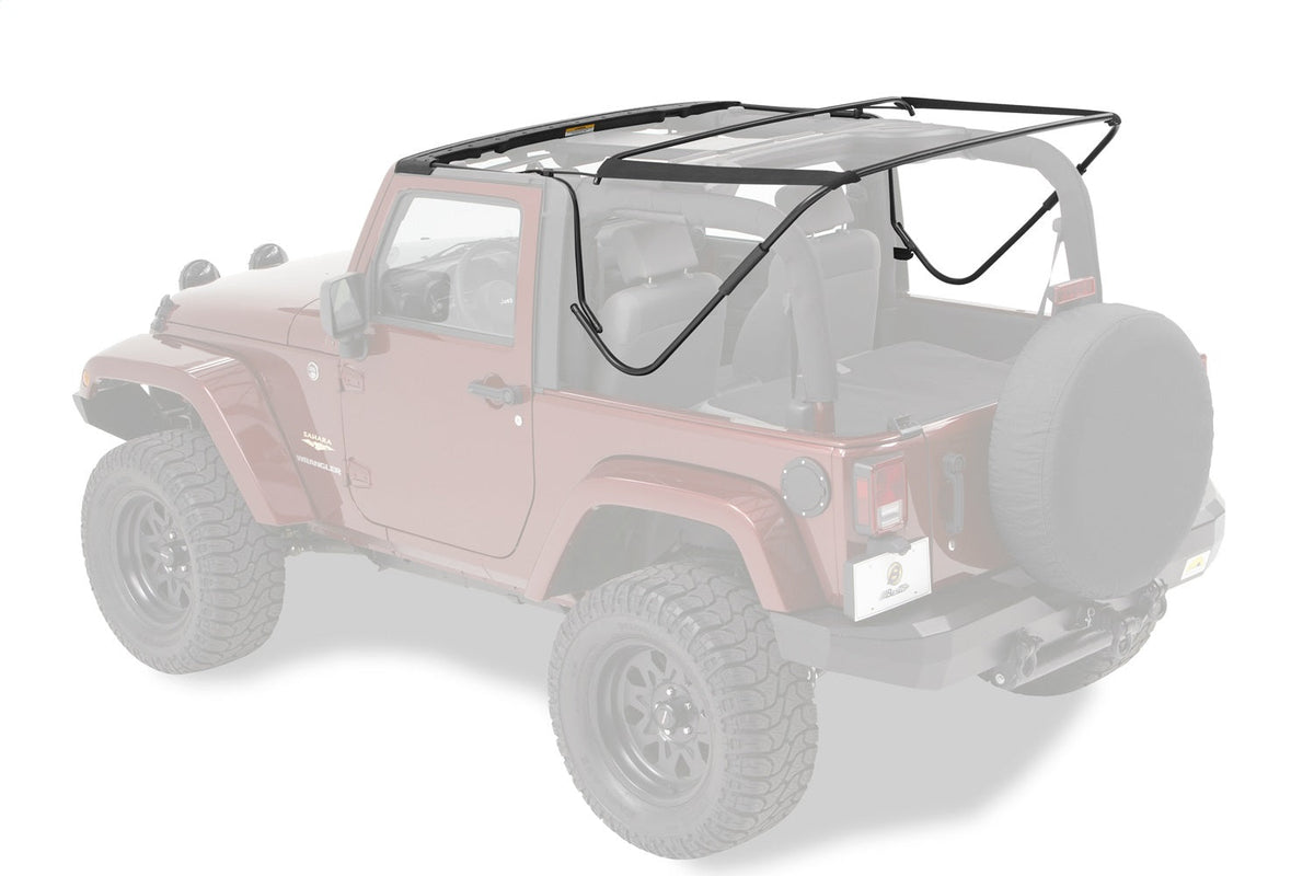 Bestop Bow Frame Hardware Kit - Jeep 07-18 Wrangler JK 2-Door (Factory Style Replacement)