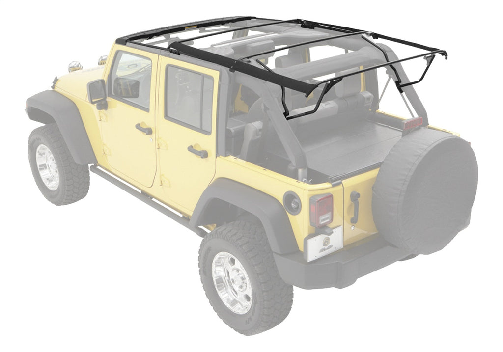 Bestop Bow Frame Hardware Kit - Jeep 07-18 Wrangler JK 4-Door (Factory Style Replacement)