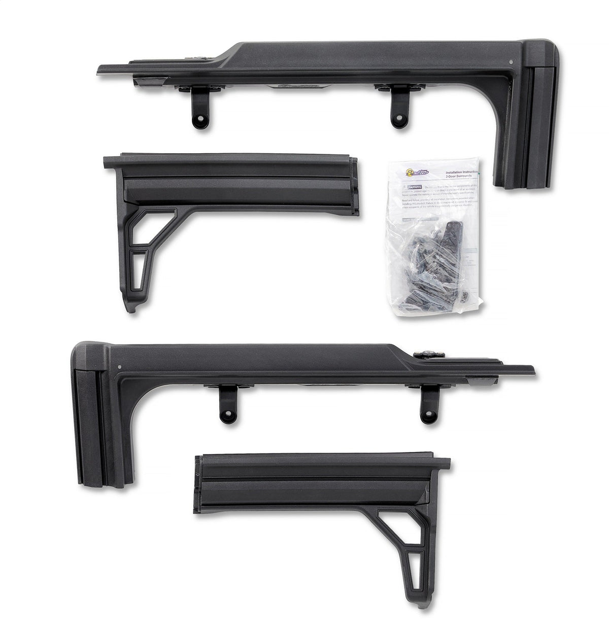 Bestop Door Surrounds - Jeep 18-26 Wrangler JL 2-Door (Set of 2)