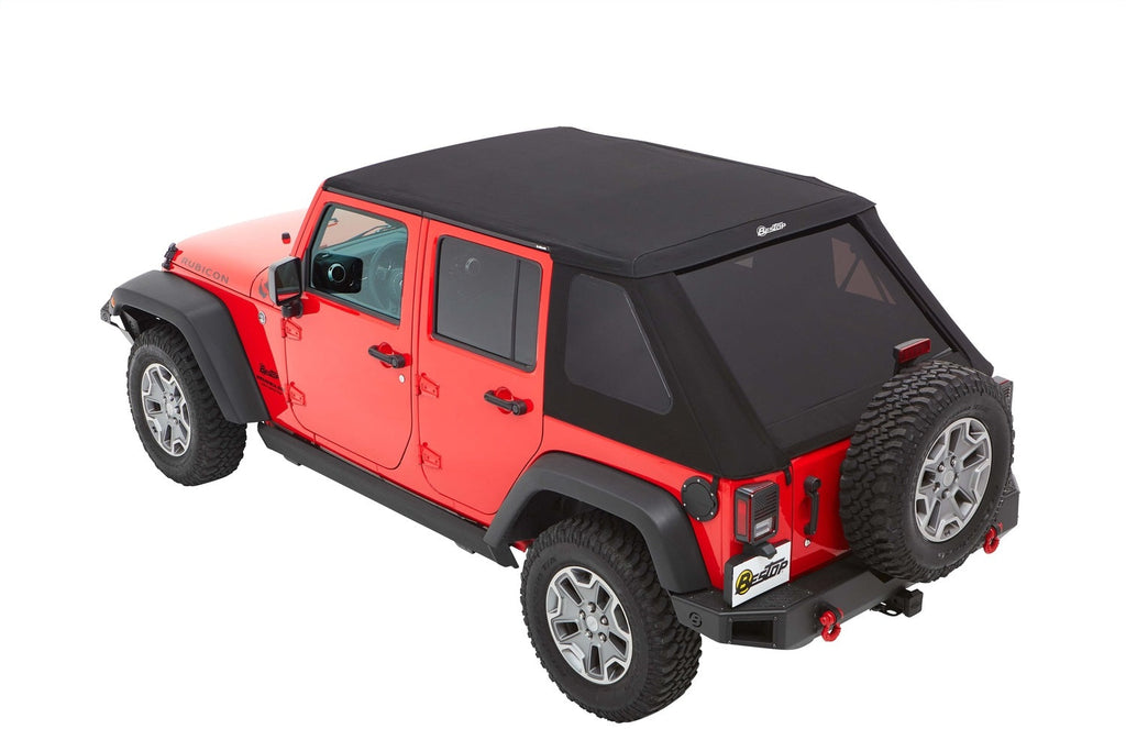 Bestop Trektop - Jeep 07-18 Wrangler JK 4-Door (Black Diamond)