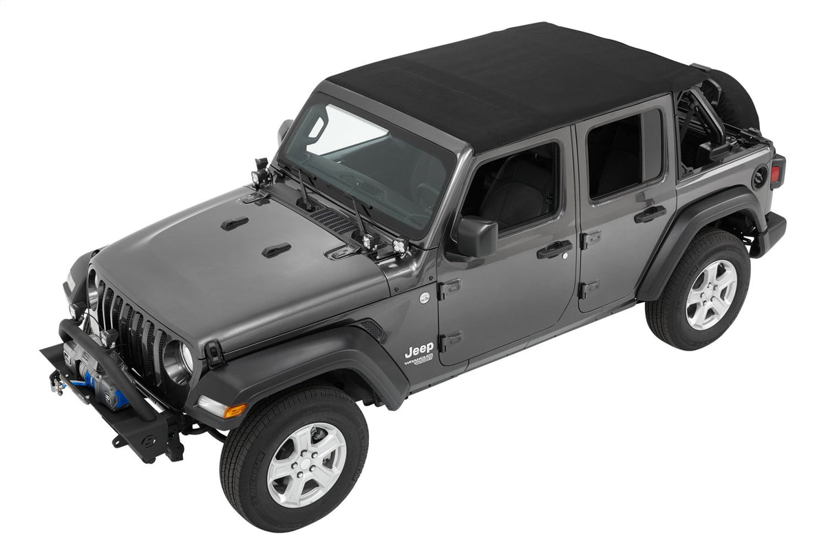 Bestop Trektop - Jeep 18-26 Wrangler JL 4-Door (Premium Black Twill)