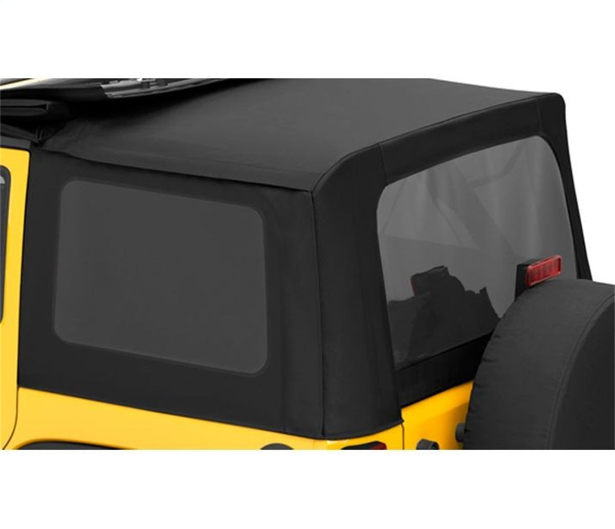 Bestop Window Set - Jeep 07-10 Wrangler JK 4-Door (Black Diamond)