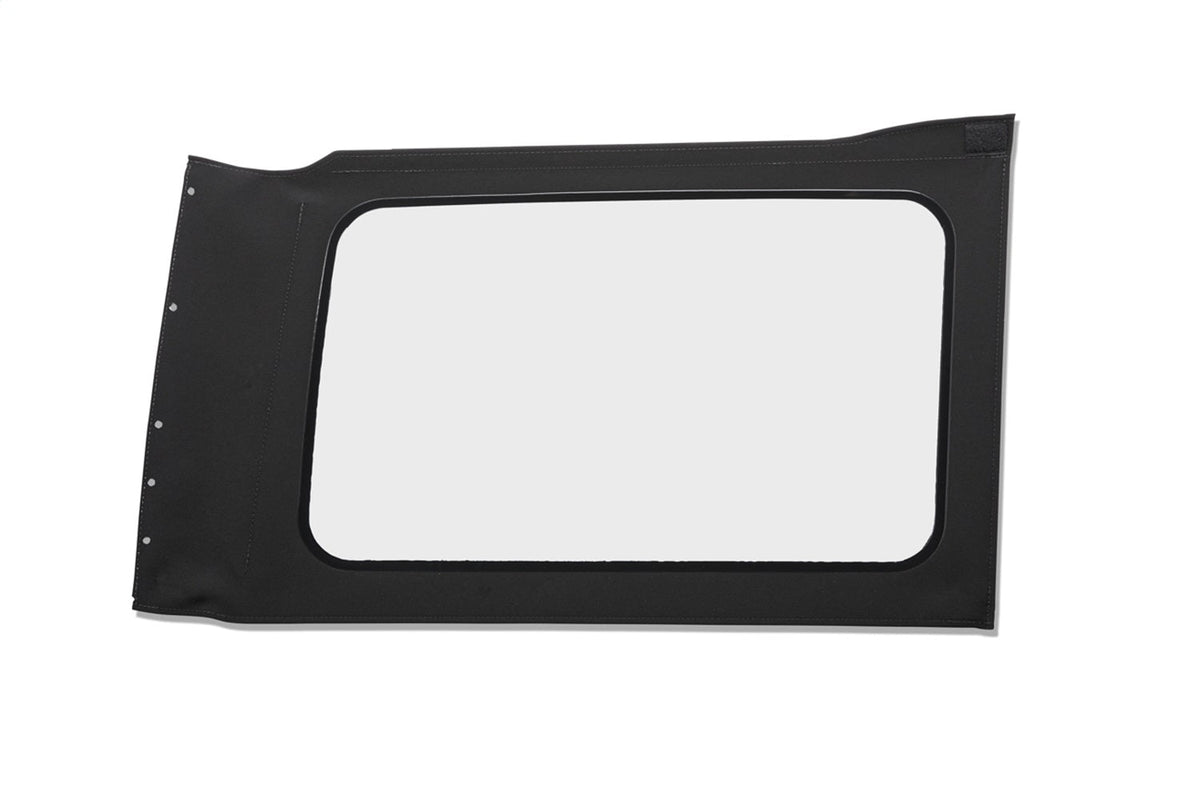 Bestop OE JL Replacement Windows - Jeep 2018-26 Wrangler JL (Quarter Right Hand; 4-Door; Black Twill; Clear)