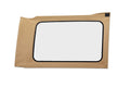 Bestop OE JL Replacement Windows - Jeep 2018-26 Wrangler JL (Quarter Right Hand; 4-Door; Tan Twill; Clear)