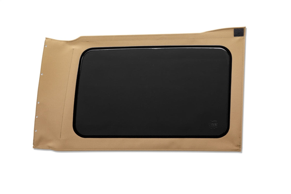 Bestop OE JL Replacement Windows - Jeep 2018-26 Wrangler JL (Quarter Right Hand; 4-Door; Tan Twill; Tinted)