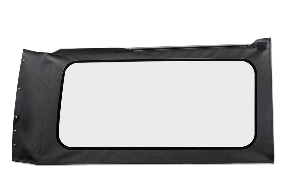 Bestop OE JL Replacement Windows - Jeep 2018-26 Wrangler JL (Quarter Right Hand; 2-Door; Black Vinyl; Clear)