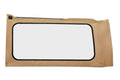Bestop OE JL Replacement Windows - Jeep 2018-26 Wrangler JL (Quarter Left Hand; 2-Door; Tan Twill; Clear)