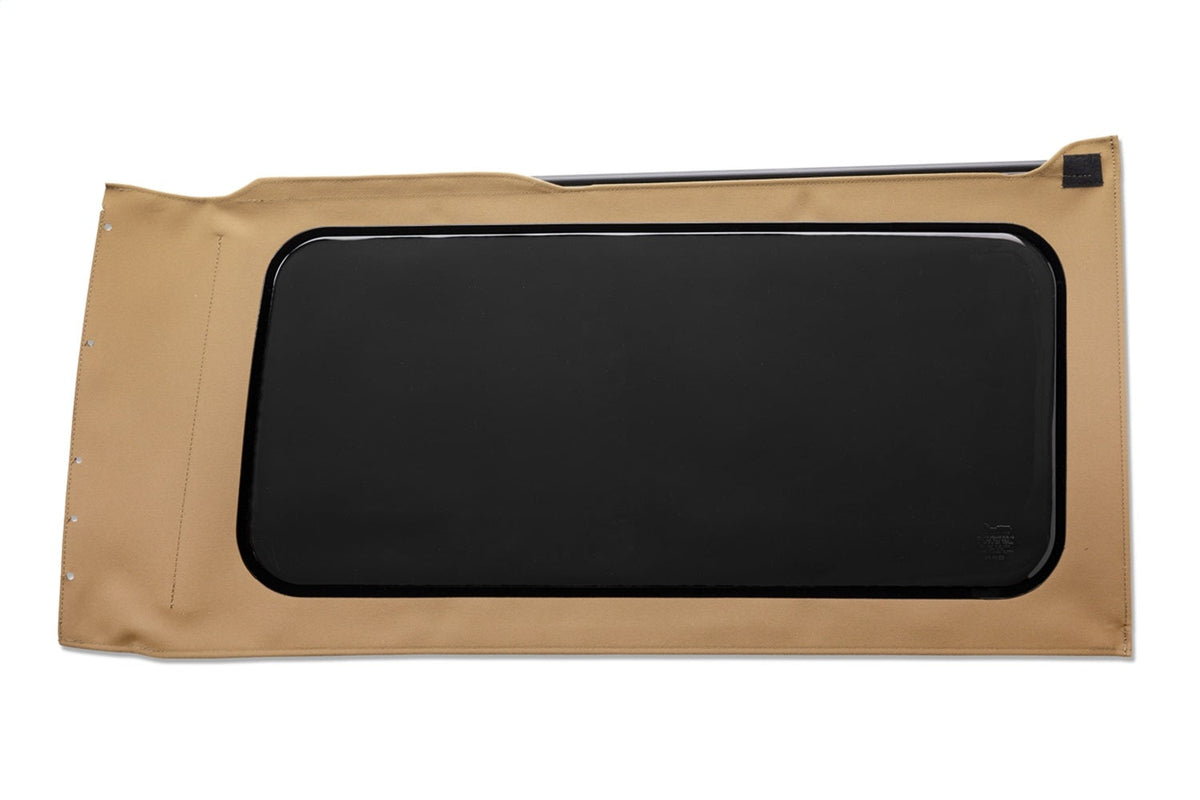 Bestop OE JL Replacement Windows - Jeep 2018-26 Wrangler JL (Quarter Right Hand; 2-Door; Tan Twill; Tinted)