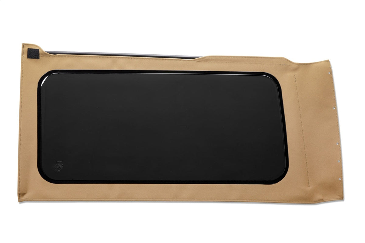 Bestop OE JL Replacement Windows - Jeep 2018-26 Wrangler JL (Quarter Left Hand; 2-Door; Tan Twill; Tinted)