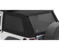 Bestop Window Set - Jeep 07-18 Wrangler JK 2-Door (Premium Black Twill Fits Trektop 56922)